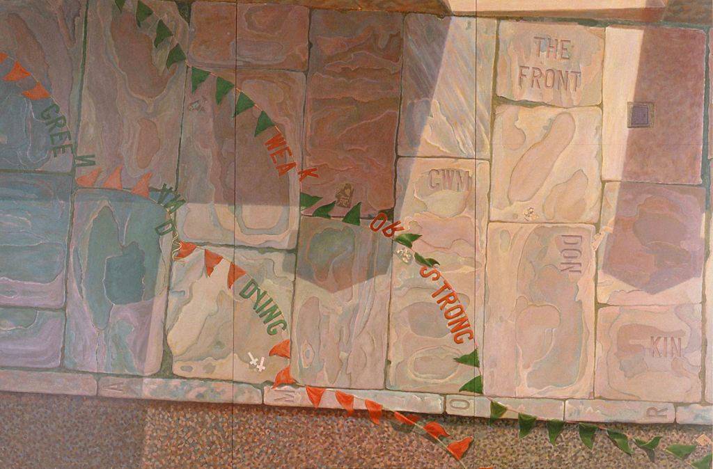 'Mo(u)rning over Cwmdonkin' acrylic on board, 244 x 366 cm (1997-98)