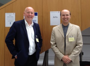 Paul Cabuts and Ceri Thomas, Arlis conference, Cardiff Metropolitan University 16 July 2015