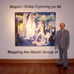Ceri Thomas at the 'Mapping the Welsh Group at 60'/'Mapio'r Grwp Cymreig yn 60', National Library of Wales 2008