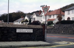 'Cofio Caradog: Fordd Caradog / Caradoc Road, Aberystwyth' photograph (23 October 2004)